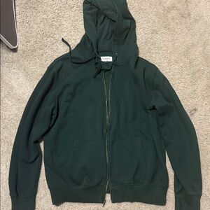 Goodfellow & Co Dark Green Zip-Up Hoodie